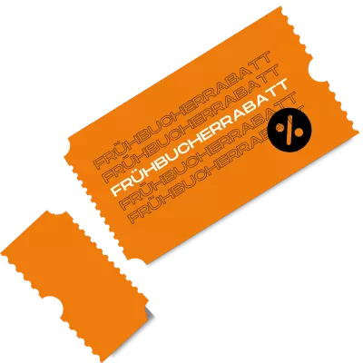 Frühbucherrabatt Frühbucherrabatt