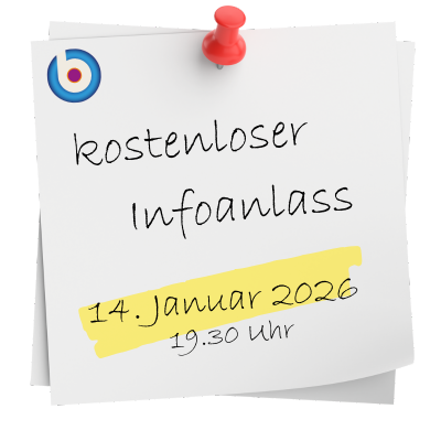 kostenloser Infoanlass nächstes Datum