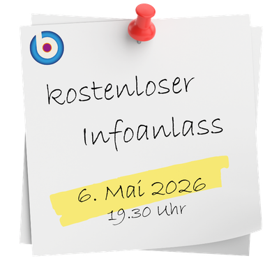 kostenloser Infoanlass nächstes Datum